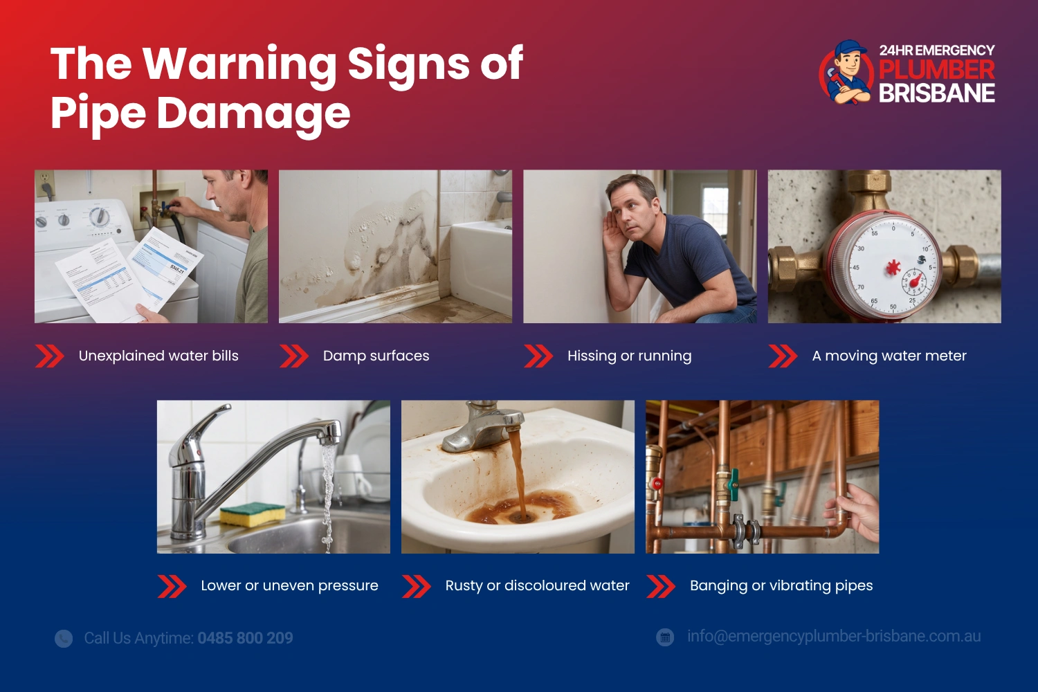 The Warning Signs of Pipe Damage